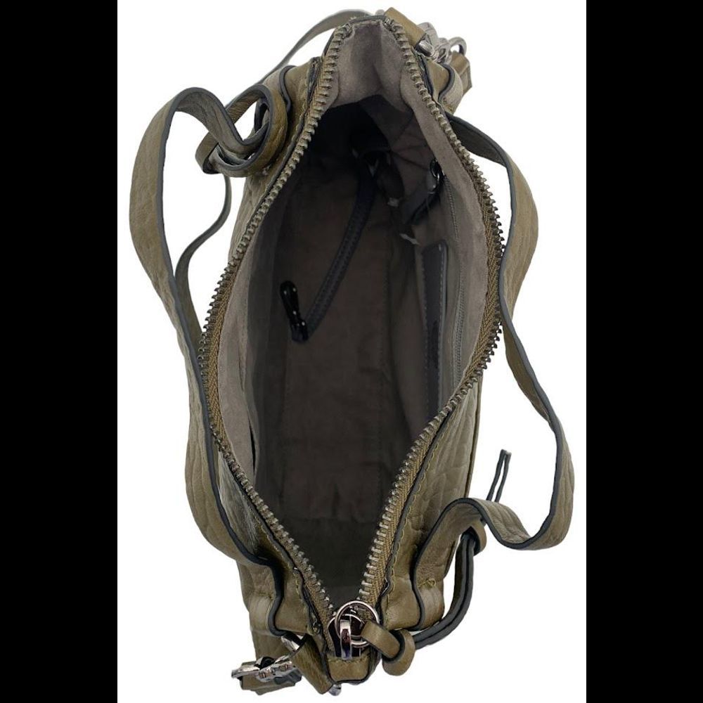 NWT Vince Camuto Leather Crossbody Arlow Utility ~ Olive green - Picture 3 of 5